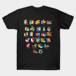 Animal Alphabet funny T-Shirt